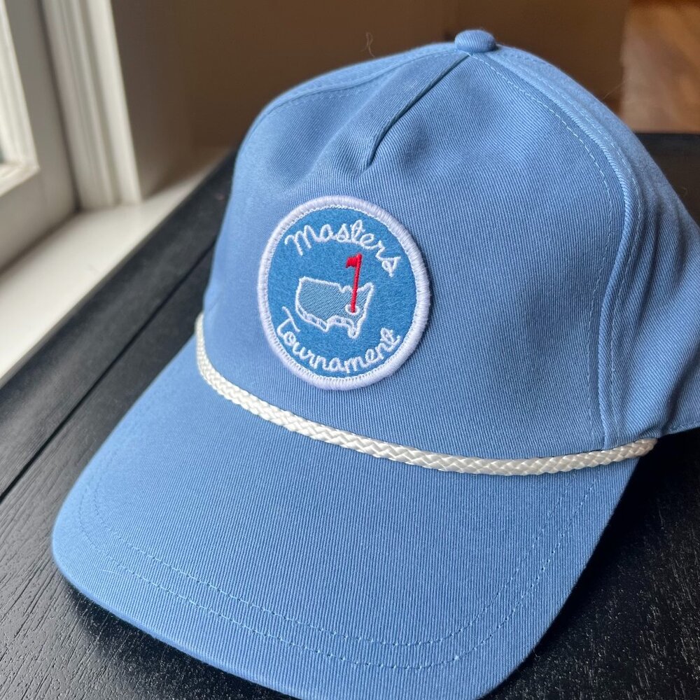 NWT Authentic Masters Powder Blue Rope Hat